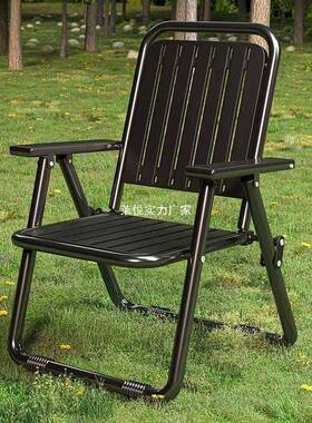 用折UIU叠椅子躺椅便携式野椅沙滩椅庭餐院家营休闲阳台靠背椅露