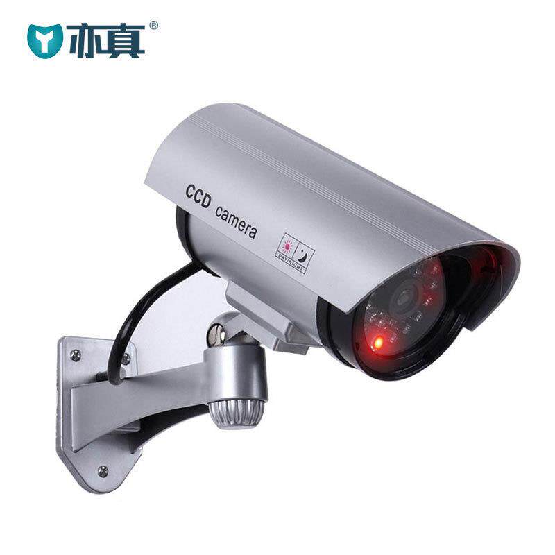 仿真监控摄像假监雨控头362器带灯模型探头家控用防盗防室外仿真