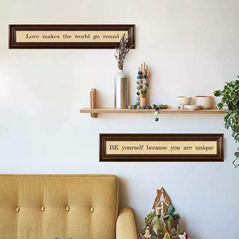 挂复厂家直供古欧英文字牌装饰牌餐厅装饰画北ins风卧挂室画欧式