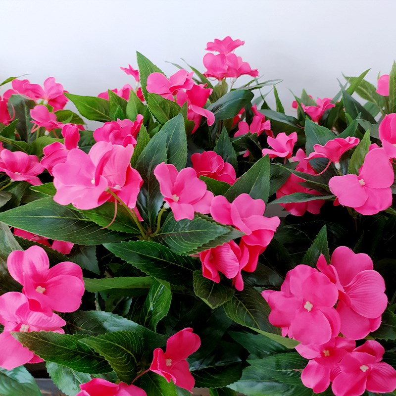 户外栅栏花新款花架假花草摆件塑料绢花装饰花室外绿化庭院束隔断