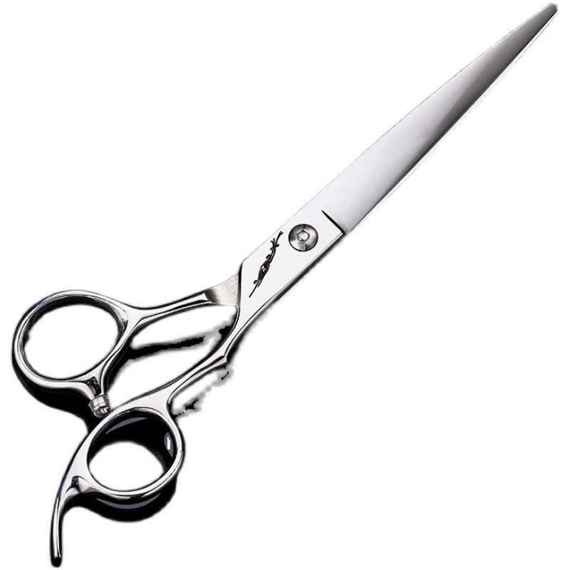 美发师理发店专业用钢夫翘骑士剪刀牙痕组合440c不锈钢平无套装胖