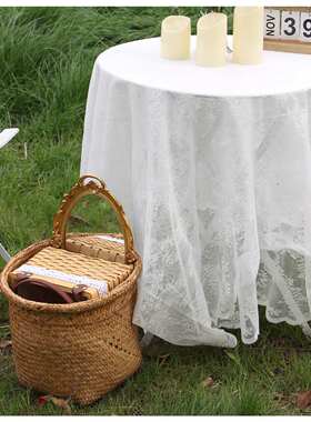 影楼婚纱照摄影道具烛台花摆件布画架外景圆桌化妆镜欧式拍摄复古