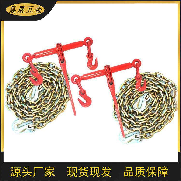 条紧链绳器轮式船76+8用收绳紧器钢丝拉紧器锻造棘棘轮紧索具量大