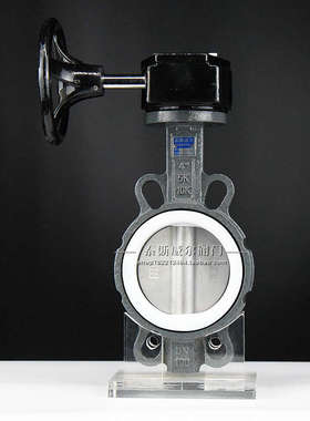 手动手轮涡轮铸钢蝶阀304PTFED371F-10/16C密封板体四氟乙烯钢