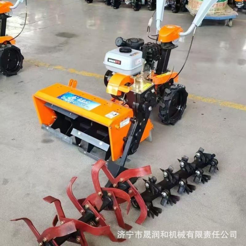 手扶式多功能微耕机前置式可选配旋耕 碎草 开沟除草等功能