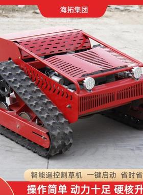 HIGHTOP出口意大利园林绿化草坪小型割草机 果园堤坝智能除草机
