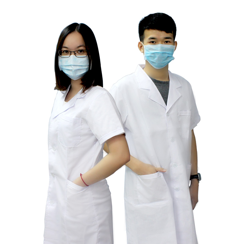 医师服白大褂长袖医生服短袖男女医师服护士服粉色房工作服包邮