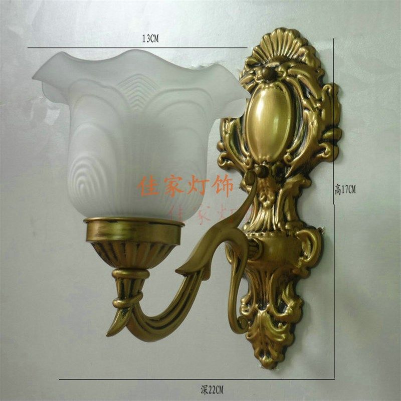 包邮单头壁灯仿铜壁灯美式乡村壁灯LED壁灯镜前灯床头灯