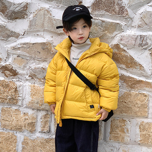 儿童羽绒衣女款冬季中大童极寒加厚女童轻薄棉服男童秋冬季外套冬