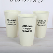 鲜花花桶铁艺铁皮桶插花醒花桶花器花瓶装 饰桌面摆件简约干花筒