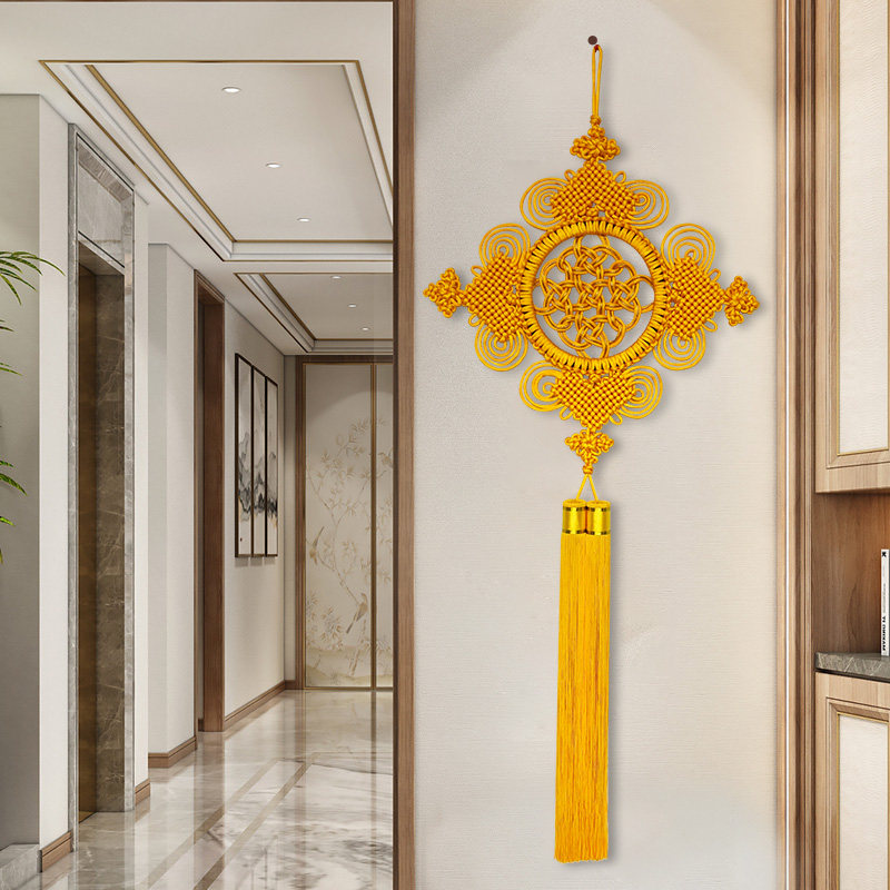 中国结挂件手工丝线非绒线姐妹花中国结挂饰中国风节日礼品壁饰