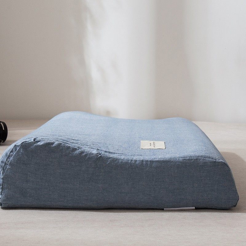 乳胶枕套单只全棉乳胶枕头套60x40水洗棉纯棉儿童50x30一对装拍2