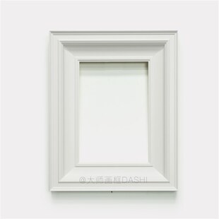 白色复古典欧式实木油画框外框装裱定制镜框相框美式挂墙摄影拼图
