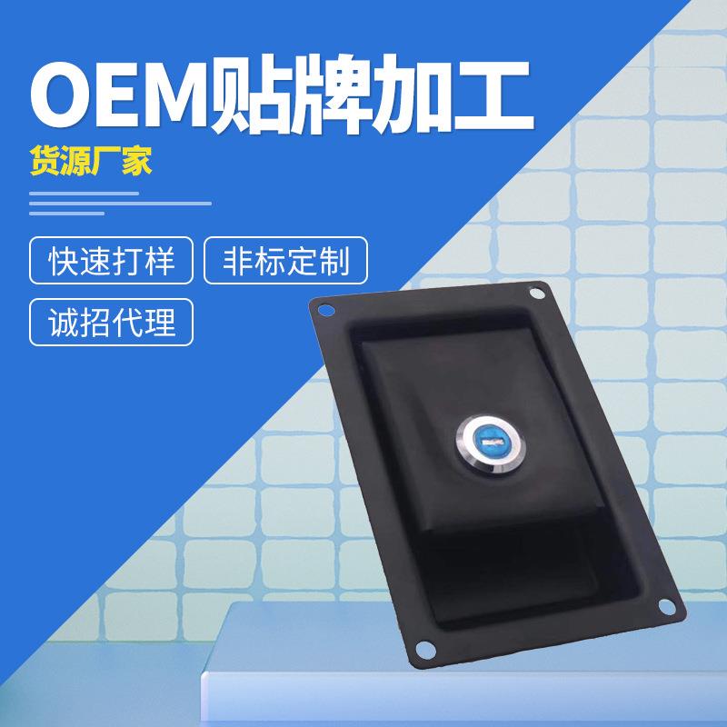 MS866-8-2E不锈钢面板锁 电柜锁 货车门锁 机箱锁 发动机罩门锁