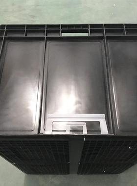 配盖汽配件周转箱灰BAK色黑蓝色塑料周转箱厂家直可销零加厚周转