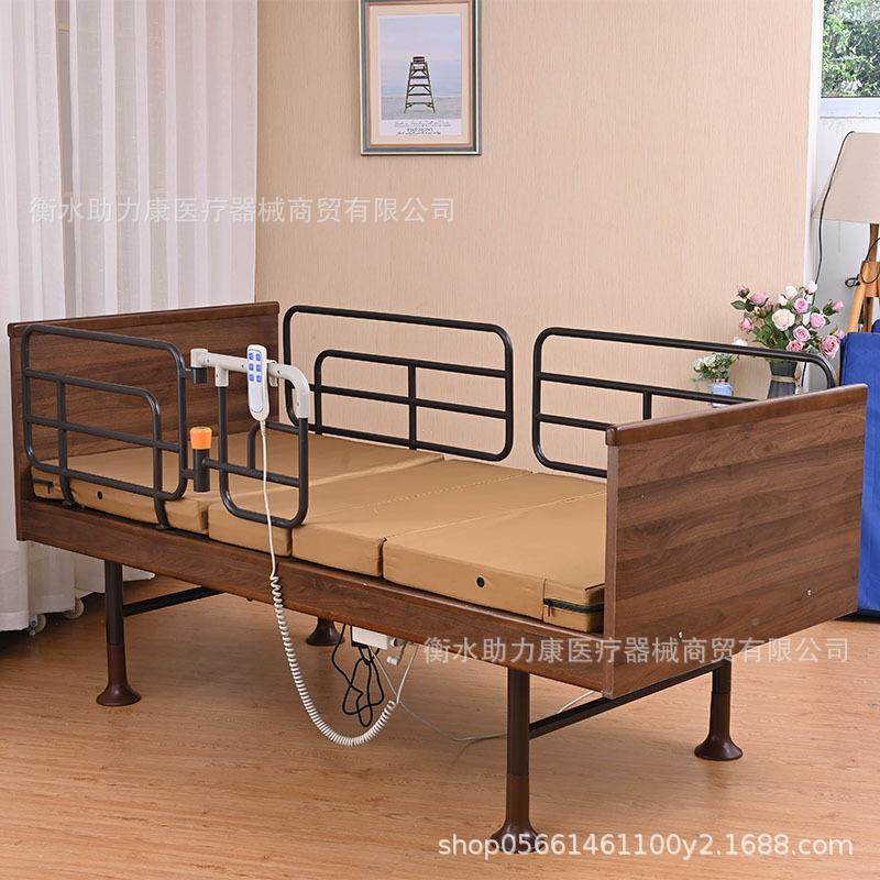 养老院适老化实手木床起老用人带扶自EPB理床背家电动护理床