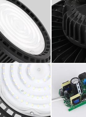 LED工灯矿10FVG0W150W厂房飞车间黑色大功率碟灯灯高棚UFO工矿厂