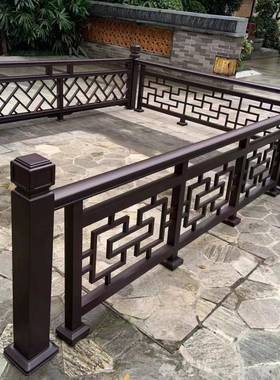 新中式护栏UIB合护栏别墅花金园阳台围栅墙栏杆现代铝别墅庭院栅