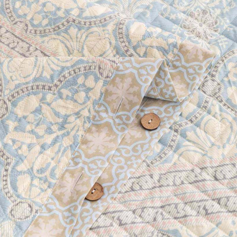 枕LIB一套对装全棉套波米亚风枕头套成人枕加厚纯棉夹棉印花纽西