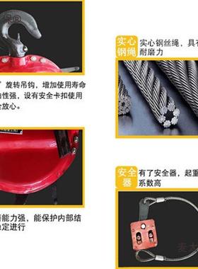 器.15吨钢手丝绳扳葫芦拉紧紧线0.AVI75t手摇手动建筑外墙吊麦太