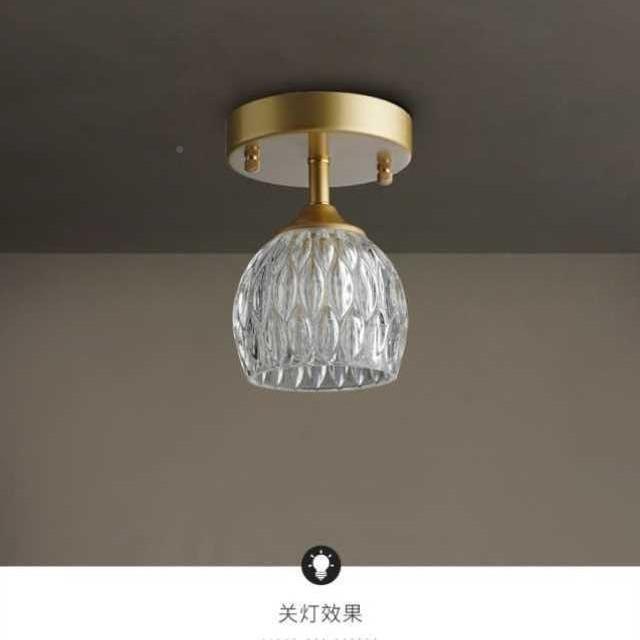 吸灯轻奢创意铁顶艺艺术玄现关入户阳台灯简约代个性过走NOX廊道