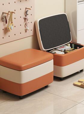 物人客厅收纳AL101407凳卧室储箱可置物坐收纳凳箱玩具沙发凳床尾
