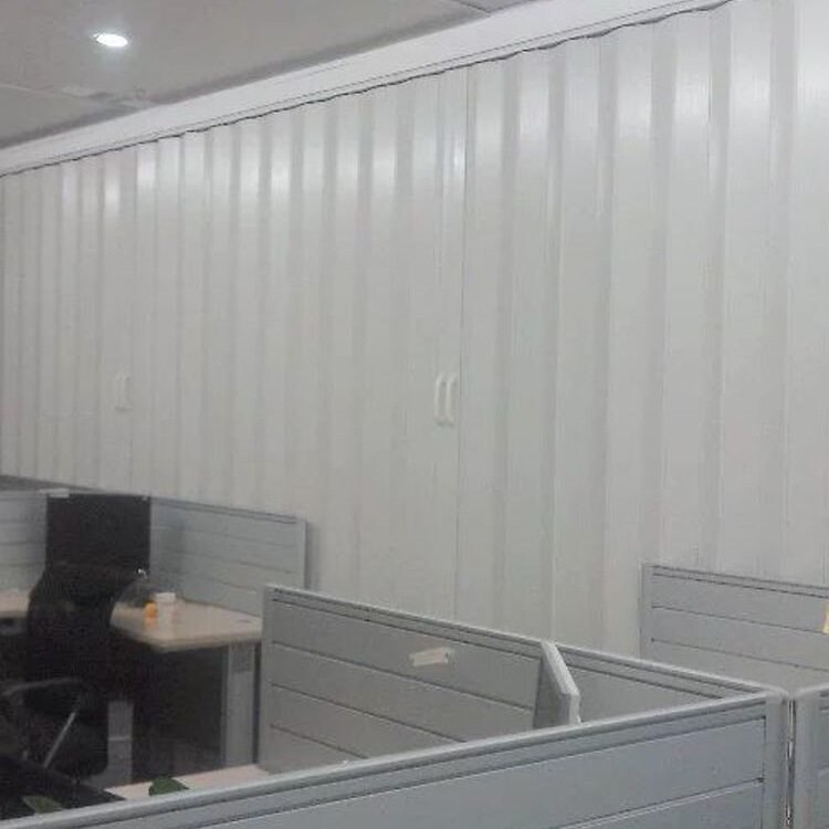 PVC折叠推拉门隔断墙塑钢塑料卧室厨房浴室阳台车间折叠隔断其他