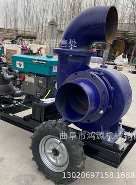 拖拉机后悬挂高扬喷泵灌OUG农田程灌溉大力柴油机水泵小型抽水马