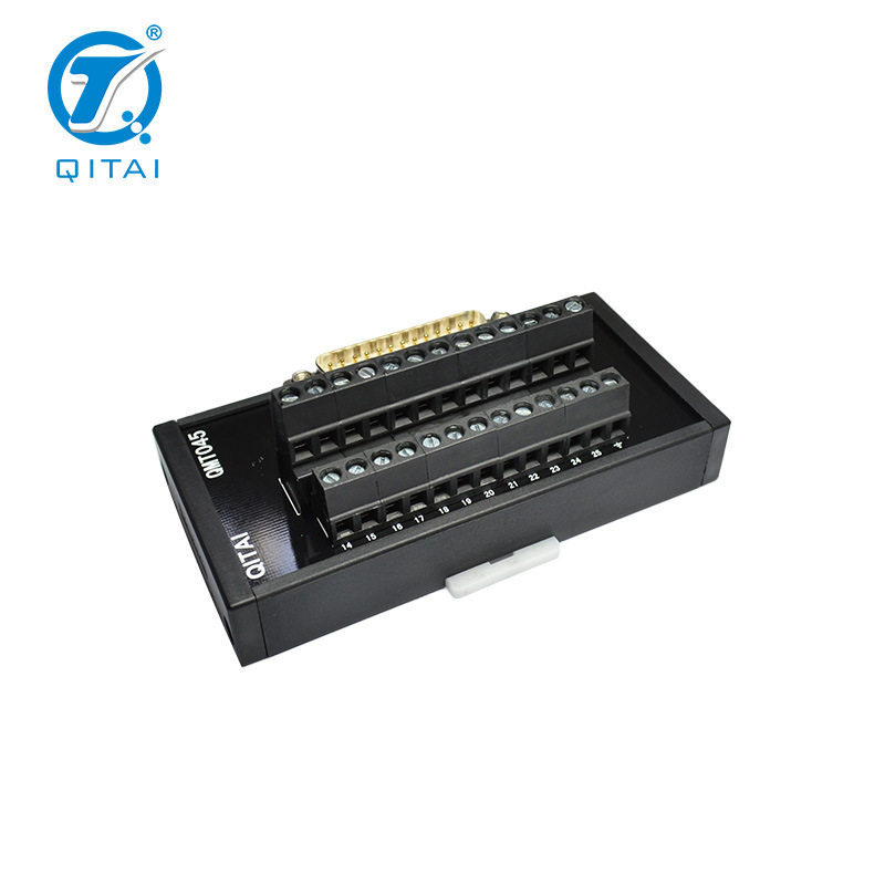QMT045 D-SUB连接器转接端子台15位D-SUB公头接线端子台分线器