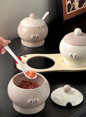 蒙德里安调JFC味罐款套装色饰釉工艺家用调新料罐创意盐罐厨房装