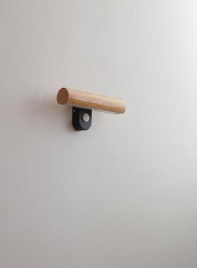 原木风壁IRO可灯日式卧床室头楼梯间计墙壁灯设师款带按钮开关调