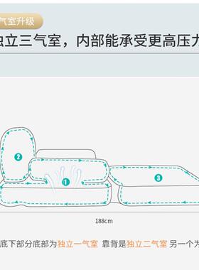 工厂人生产充气懒沙发榻HT11A011户外休闲叠小户折开型客厅简易榻