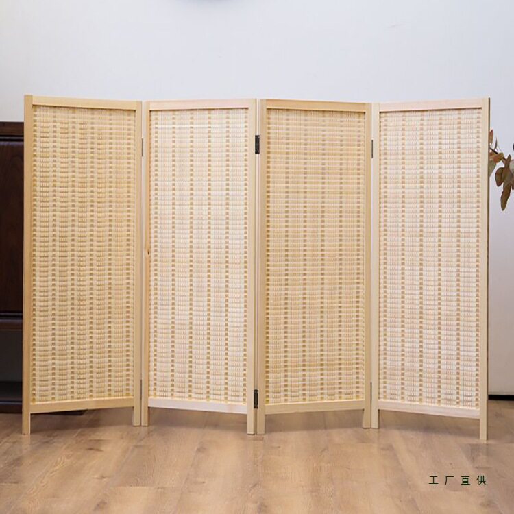 屏风隔断竹编儿童幼儿园简易办公室遮挡挡板客厅移动小屏风矮屏风