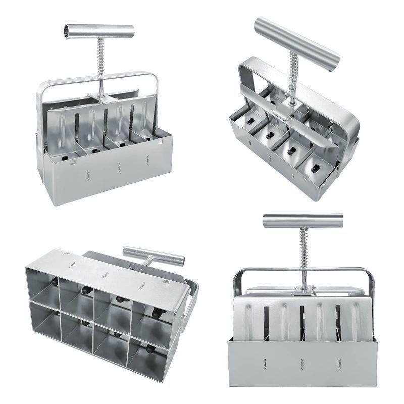 土块制造阻myl-1-4手动双排土壤滞器林工园具器花园播种工具