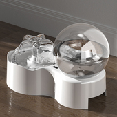 宠物饮水机循环过滤流动活水猫狗喝水器自动流水不湿嘴猫咪喂水器