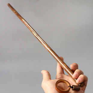 精品纯手工精磨天然十几年老金丝实心老玉竹教鞭文玩竹制竹棍手杖