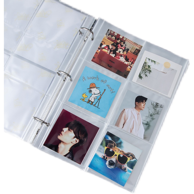 拍立得相纸收纳本3寸照片相册明信片爱豆小卡收纳册本大容量家庭