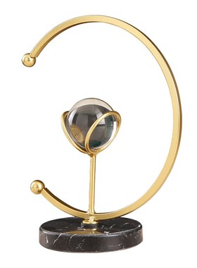 创意水晶球摆件家居饰品办公室酒柜桌面布置装饰摆设女孩生日礼物