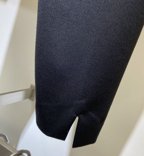 休闲裤 显腿长烟管裤 9015 女九分裤 WUZHI高腰后开叉直筒显瘦小西裤