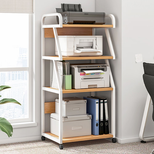 办公室文件柜收纳柜子可移动资料架置物柜工位办公桌边柜侧柜矮柜