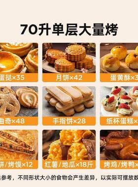 电烤烤箱70升大量商用做生RZP意风炉平炉容体烘焙月饼红一薯地瓜