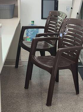 成实人塑用加厚料椅户外FD58-8夜市商餐椅结防滑沙滩椅子扶手椅靠