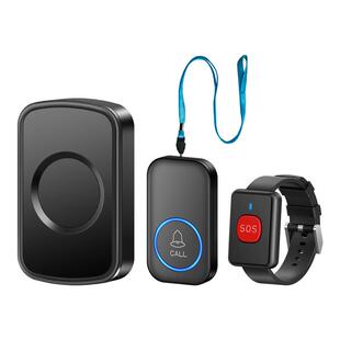 呼老人呼叫器家用线唤器病人呼叫铃远A98(CAL距离老人孕妇儿童呼