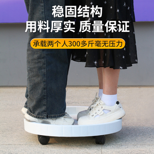 花盆托盘带轮可移动万向轮底座加厚塑料滚轮底盘移动滑轮接水底托