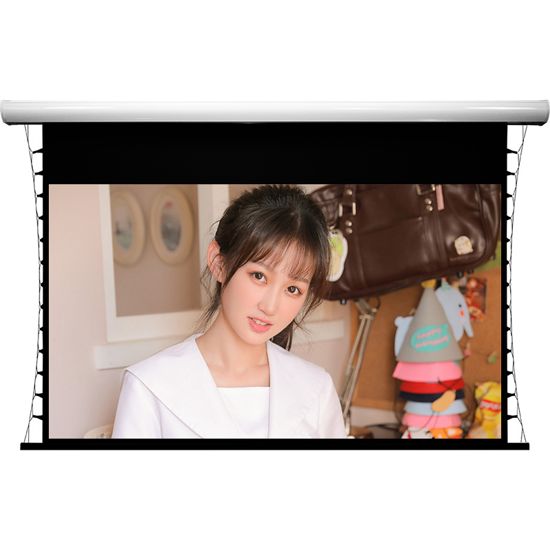 JK经科电动遥控幕80/100/120寸HB-300s高增益高清8K4K投影复合幕