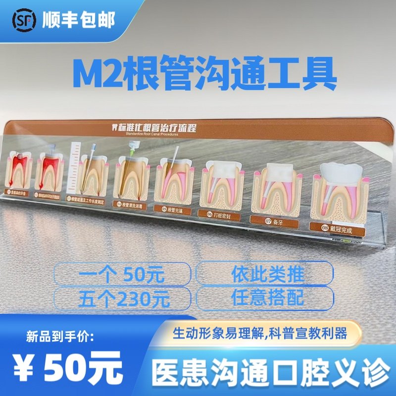 种植牙根管RCT龋齿牙周发展定制模型办公医患沟通牙科沟通工具,文具电教/文化用品/商务用品,教学标本/模型,淘宝优惠券,粉丝福利购,淘宝优惠卷