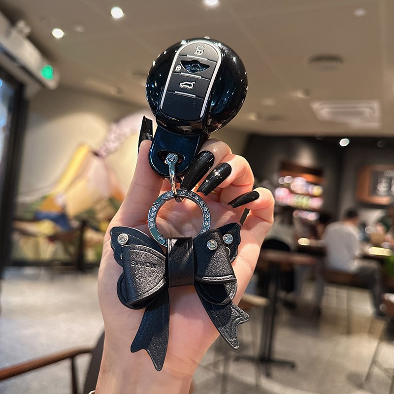 适用于宝马mini钥匙套迷你countryman壳cooper钥匙包f54f55f56F60