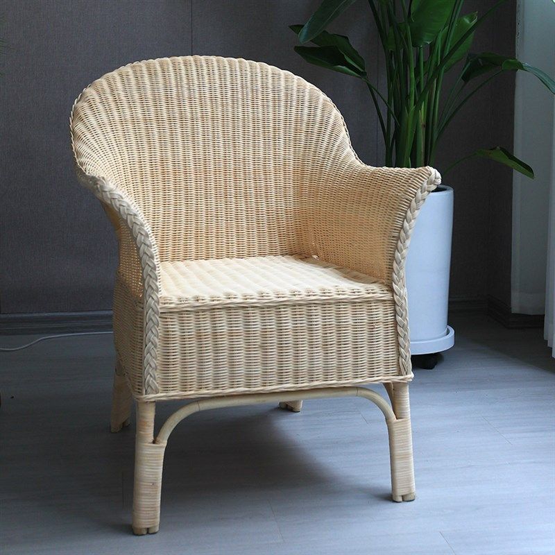 天然藤条编织藤椅三件套阳台客厅户外藤编桌椅单人老人靠背椅子,住宅家具,阳台椅,淘宝优惠券,粉丝福利购,淘宝优惠卷
