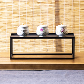 小型博古架铁艺中式 桌面茶壶展示架紫砂壶摆放架子茶具置物架摆件