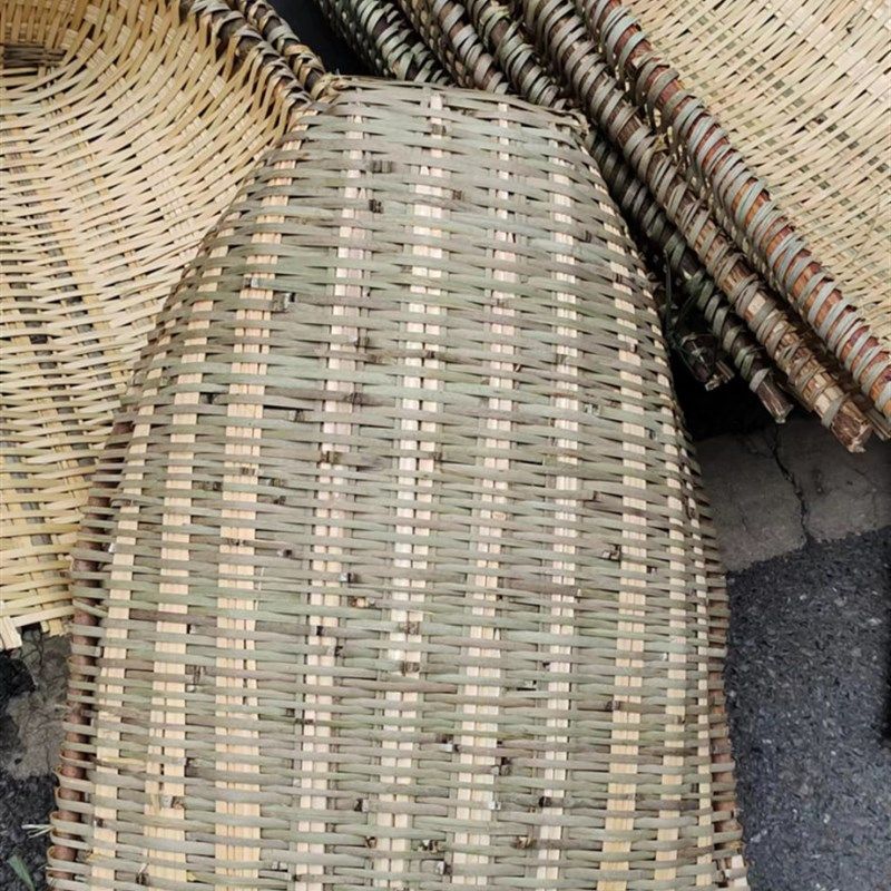 竹编开口铲防洪箢篼箢箕粪箕坑篼撮箕畚箕戳箕簸箕挑泥挑石头农用